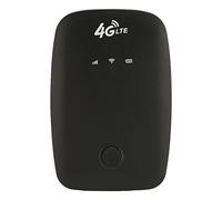 Jiawu Routeur Mobile 4G LTE avec Fente pour Carte SIM, Batterie 2100 MAh Routeur WiFi 4G Portable Hotspot pour Les Utilisateurs de Voitures Voyageurs d'affaires, WiFi Box