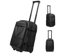 Jiawu Sac à Dos à Vide à Air pour Voyager, Report Extensible sur Sac à Dos pour Avion, Sacs de Compression Sous Vide avec Port USB, Serrure TSA, pour Ordinateur Portable de