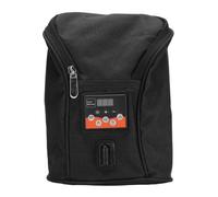 Jiawu Sac Chauffe-biberon sans Fil, Chauffe-biberon à Température Réglable pour Voiture de Lait Maternel, Sac de Rangement Inclus, pour les Sorties, 1 X Manuel D'instructions (BLACK)