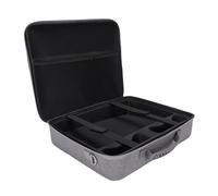 Jiawu Sac de Rangement pour Console de Jeu EVA Résistant aux Chocs pour Console Slim et Accessoires, étui de Transport étanche avec Sangle élastique - Joueurs et Voyageurs (Gray)