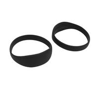Jiawu Sangle de Support de Genou Rotulien, Paquet de 2 Bande Stabilisatrice de Tendon Rotulien en Silicone Attelle de Genou Élastique avec Sac Portable pour la Course de Basket-Ball (Black)