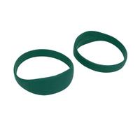 Jiawu Sangle de Support de Genou Rotulien, Paquet de 2 Bande Stabilisatrice de Tendon Rotulien en Silicone Attelle de Genou Élastique avec Sac Portable pour la Course de Basket-Ball (Green)
