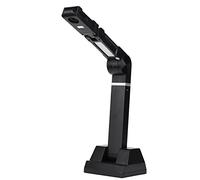 Jiawu Scanner de Documents, 8 MP A3/ Portable Multi-Langue OCR USB Doc Cam avec Lumières LED, Scanner de Documents Réglable pour Caméra de Documents pour Conférence Web, Enseignement en Ligne