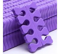 Jiawu Séparateur D'orteils en éponge, 100 Pièces, Souple et Flexible, Art | Entretoise de séparation d\'orteils, matériau respectueux de la peau, prévention des taches, pour une utilisation en salon