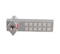 Jiawu Serrure d'armoire à Clavier, Double Méthodes de Déverrouillage, Serrure Codée par Mot de Passe à 12 Chiffres, de sécurité avec Accessoire de Montage en Alliage de Zinc pour Classeurs,