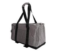 Jiawu Siège de Voiture Confortable pour Petit Chien, Deux Sangles, Porte-Animal Portable et Sûr, Siège de Console pour Voyage