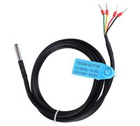 Jiawu Sonde de Capteur de Température et d'humidité du Sol, Type de Câble, Sortie Numérique, Boîtier en Acier Inoxydable, Sonde de Capteur étanche, de Sortie Numérique I2C avec Boîtier étanche IP67