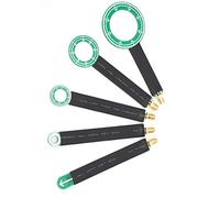 Jiawu Sonde de Champ Magnétique, PCB Double Face de 1,6 Mm, Processus d'étain en Cuivre épais de 2,0 Oz, Sonde de Champ Proche, Antenne EMI avec 5 Pièces pour la Détection de Sources