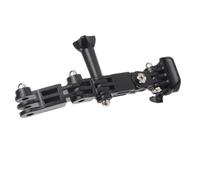 Jiawu Sports Camera Casque Support Bras avec Pad Adhésif Courbé | Bras de montage de caméra réglable pour GoPro, Xiaoyi, vélo, moto, casques de Ski