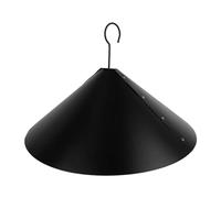 Jiawu Squirrel Flapper PVC PVC Protège Les Mangeoires d'oiseaux avec Une Surface élégante pour Les Observateurs des Oiseaux (Style de vis (matériau PVC, avec Crochet))