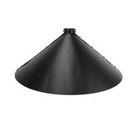 Jiawu Squirrel Flapper PVC PVC Protège Les Mangeoires d'oiseaux avec Une Surface élégante pour Les Observateurs des Oiseaux (Style de Tige (avec Clips Fixes Hauts et Courts))