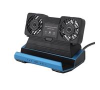 Jiawu Station d'accueil 10 en 1, Double Ventilateur de Refroidissement 4K 60 Hz 2.0 Gigabit Ethernet 4 USB 3.0 PD100W M.2 NVMe, avec éclairage RVB, pour Legion Go Claw