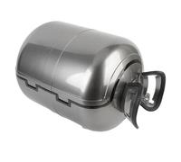 Jiawu Strong Engine Storage Carrier Solid Abs -Coffee Bin pour Motos avec Un Support de Queue (Grey)