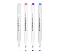 Jiawu Stylo de Marquage de Tissu, Effaçable à l'eau Disparaît en Quelques Heures, Accessoire de Couture, Outil de Tailleur avec 4 Stylos pour Vêtements, Chaussures, Artisanat du Cuir