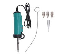 Jiawu Sucker de Soudure, 40W Desoldering Souder Sucker en Fer, Aspirateur de Pompe Automatique avec des Buses de 1,0/1,5/2,5 Mm, Nettoyage du Dissolvant de la Soudure épingle (Prise UE)