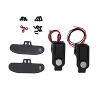 Jiawu Support CNC en Alliage D'aluminium Levier de Vitesse Magnétique pour Volant Fanatec, Palette de Vitesse D'installation Facile pour les Joueurs de Jeux de Course