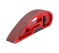 Jiawu Support de Bande de Ponçage Manuel, Support de Papier de Ponçage Manuel en Alliage D'aluminium, Bloc de Papier de Verre pour le Travail du Bois pour Corne Incurvée, Polissage
