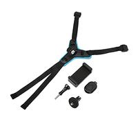 Jiawu Support de Menton Avant Antidérapant pour Casque de Moto, Support de Menton Léger pour Téléphone et Caméra de Sport, Interface Universelle, Fixation Stable, Compatible avec Une Largeur de 6 à