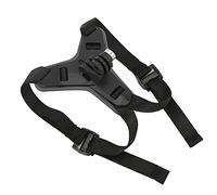 Jiawu Support de Menton Avant Antidérapant pour Casque de Moto, Support de Menton Léger pour Téléphone et Caméra de Sport, Interface Universelle, Fixation Stable, Compatible avec Une Largeur de 6 à