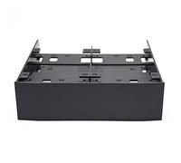 Jiawu Support de Montage PC 2,5" et 3,5" HDD SSD vers Baie de Lecteur de Disquette ,25", Adaptateur pour Disque Dur 6x2," ou 2x2," + 1x3,", avec Vis de Montage et Déflecteur, Multifonctionnel