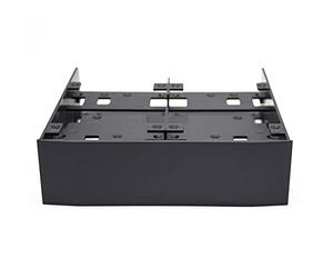 Jiawu Support de Montage PC 2,5" et 3,5" HDD SSD vers Baie de Lecteur de Disquette ,25", Adaptateur pour Disque Dur 6x2," ou 2x2," + 1x3,", avec Vis de Montage et Déflecteur, Multifonctionnel