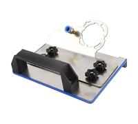 Jiawu Support de Support de Meuleuse d'angle pour Chanfreinage de Carreaux à 45 Degrés, Base d'outil de Réglable Portable, Robuste pour Meuleuses de Type 100