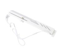 Jiawu Support de Support GPU, GPU Stable et de Conception Blanche Simple, Multi-interface 5 V 3 Broches ARGB et 4 Broches avec Bande de Guidage de Lumière Cristalline pour Boîtiers de Carte Graphique