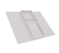 Jiawu Support de Tasse de Plateau D'accoudoir de canapé en Silicone Souple Antidérapant pour Téléphone à café, Plateau de Bras de canapé Léger pour Un Rangement Pratique dans Le Salon (Beige)