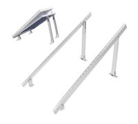 Jiawu Supports de Fixation pour Panneaux Solaires de 41 Pouces, Alliage d'aluminium, avec Pieds en L Réglables, pour Camping-Car, Yacht, Bateau, Toit, Sol