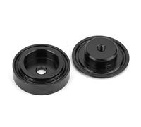 Jiawu Supprimer le Bloc de Bloc de Disque Arrière avec Anneau d'étanchéité du Joint Torique pour le Réglage pour 6 Pcs en Alliage en Aluminium Noir