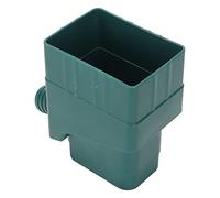 Jiawu Système de Collecte d'eau de Pluie Kit de Déviateur de Pluie pour Bec de Descente, Raccord de Gouttière Standard Universel de 3,7 X 2,7 Pouces, Tuyau de 40 Pouces Marron foncé, Accessoire de