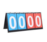 Jiawu Tableau de Bord, Compteur de Score Portable Léger à 2 3 4 Chiffres, Tableau de Bord Sportif avec Métal en Plastique de qualité Facile à Nettoyer pour Les Cours d'éducation Physique, Arbitre