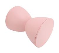 Jiawu Tabouret en Plastique Moderne en Forme de Sablier, Table d'appoint Ronde pour Salle de Bain, 11,81 Pouces de Profondeur X 16,54 Pouces de Hauteur, étanche et Durable, Polyvalent pour la (Pink)