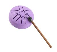 Jiawu Tambour à Main, Tambour de Langue de Relaxation Apaisant à 6 Notes, Instrument de Percussion sans Souci avec pour Débutants, Méditation, Thérapie Musicale (PURPLE)