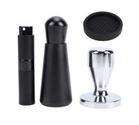 Jiawu Tamper à Expresso, Outil de Sabotage de café de 58 Mm, Outil de Distribution de Presse à café en Acier Inoxydable Plat avec Agitateur à Expresso pour le café Barista à Maison