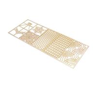 Jiawu Tampon de Glaçon Frappant un Modèle Rapide, Joint de Fer Cuivre Premium pour les événements, Adaptation de Glaçon sans Effort (E05 250x100x2mm / 9.84x3.94x0.08in)