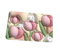 Jiawu Tapis de Sol Visuel 3D Absorbant en Terre de Diatomées, Tapis de Bain Antidérapant à Séchage Rapide pour Entrée de Salle de Bain, Antidérapant Doux de qualité Supérieure pour Femmes, Personnes