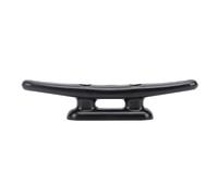 Jiawu Taquet de Pont en Nylon Noir, 6 Pièces pour Pont de Bateau | Taquet de quai noir avec accessoires, adapté à la décoration nautique, pont marin, navire universel