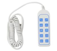 Jiawu Télécommande de Rechange pour Fauteuil élévateur électrique à 10 Boutons avec Câble D'extension à 8 Broches et 9 Conducteurs pour Fauteuil Inclinable, Contrôleur Manuel pour