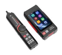 Jiawu Testeur de Câble Réseau, Testeur de Câble Ethernet à écran Tactile IPS de 4 Pouces, POE RJ45 avec Suivi de, Mesure de Longueur TDR jusqu'à 3000 Mètres pour les Installateurs de Réseau et