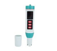 Jiawu Testeur d'eau, Testeur Numérique Haute Précision de la Qualité de l'eau, Instrument de Mesure 5 en 1 du pH/EC/TDS/Sel/Température, pour Piscines, Eau Potable et Aquariums