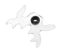 Jiawu Tête de Pont de Billard Transparente, Tête de Pont de Queue de Billard en Acrylique Portable pour Table de, de Queue Coulissant Léger, Accessoire de Piscine à Positions Multiples pour Un Tir
