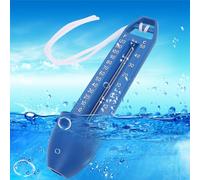 Jiawu Thermomètre Flottant-thermomètre Large à Utiliser avec Corde pour Sauna et Baignoire 2 Pièces