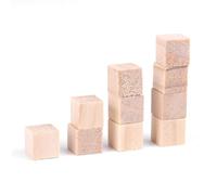 Jiawu Toppue de Toppose et de Tissus pour la Culture Résidentielle - Bois Naturelle de Haute qualité pour L'artisanat (10 mm (50 pièces))