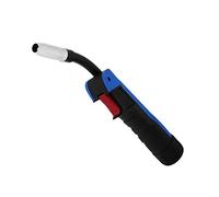 Jiawu Torche de Soudage MIG 15AK, Tête de Remplacement de Pistolet de Soudage à Poignée en Caoutchouc de 18 Cm, Pièce de Torche MIG MAG avec Buse en Métal, pour Machine de 150A 250A