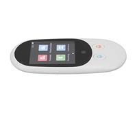Jiawu Traducteur de Langue, Traducteur Instantané Bidirectionnel à Écran Tactile Portable de 2,4 Pouces, Commerce Vocale/Horse Ligne/Photo en Temps Raine, Intelligent (White)