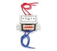 Jiawu Transformateur de Puissance, Convertisseur de Tension Abaisseur AC 220 V à 12 V, Noyau EI monophasé avec Fil de Cuivre Complet et Nylon Ignifuge, pour Usage Industriel au Bureau à Domicile