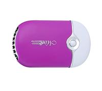 Jiawu Ventilateur de Séchage de Cils électrique sans Lame, Sèche-Cils Portable Rechargeable par USB pour Mascara et Extensions de, Mini Taille de Voyage pour la Maison et les Déplacements (PURPLE)