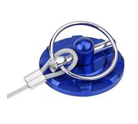 Jiawu Verrouillage de Goupille de Capot, Verrouillage de Goupille de Capot de Course Anti-vibration en Alliage d'aluminium CNC, Kit de de de avec Accessoires Complets pour la Fixation Universelle