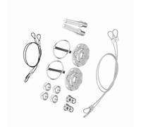 Jiawu Verrouillage de Goupille de Capot, Verrouillage de Goupille de Capot de Course Anti-vibration en Alliage d'aluminium CNC, Kit de de de avec Accessoires Complets pour la Fixation Universelle